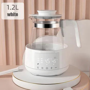 1,2 l elektrischer Wasserkocher für Kleinkinder, thermostatischer Milchregler, Baby-Wasserkocher, hält warm