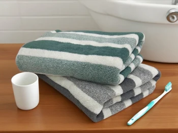 1er-Pack dickes Badetuch, starke Wasseraufnahme und schnell trocknend, fusselfrei, langlebig - sehr gut