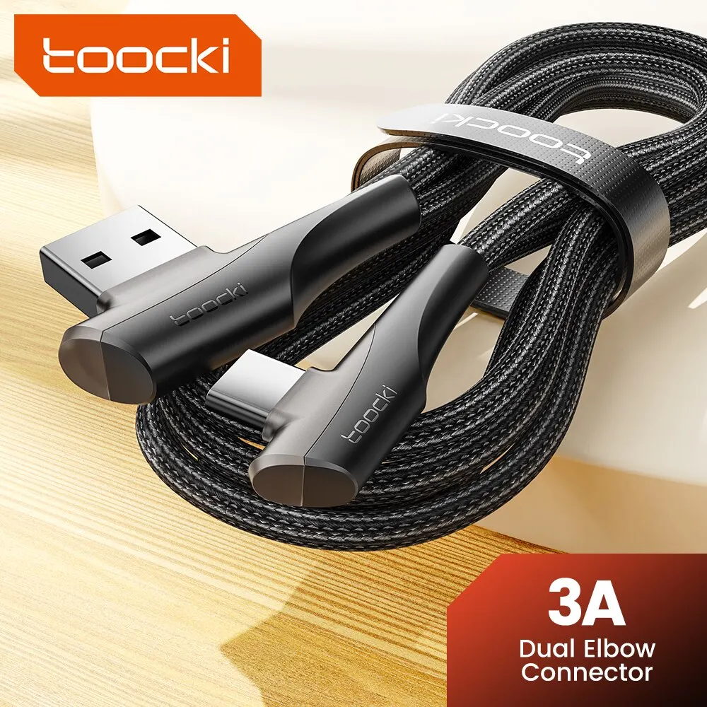 Toocki 3A USB-Kabel Quick Charge 3.0 Schnellladekabel Typ C