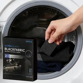 Stoff-Farbstoff zur Farbwiederherstellung, langanhaltend, Wäschezubehör, 10 Stück, Stofffarbe, dunkle