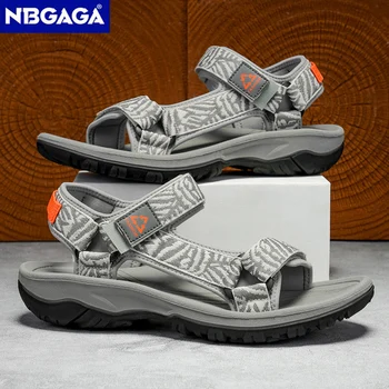 Klassische Herren-Wander-Sportsandalen, leichte Freizeit-Strandschuhe, Sommer-Open-Toe, atmungsaktive