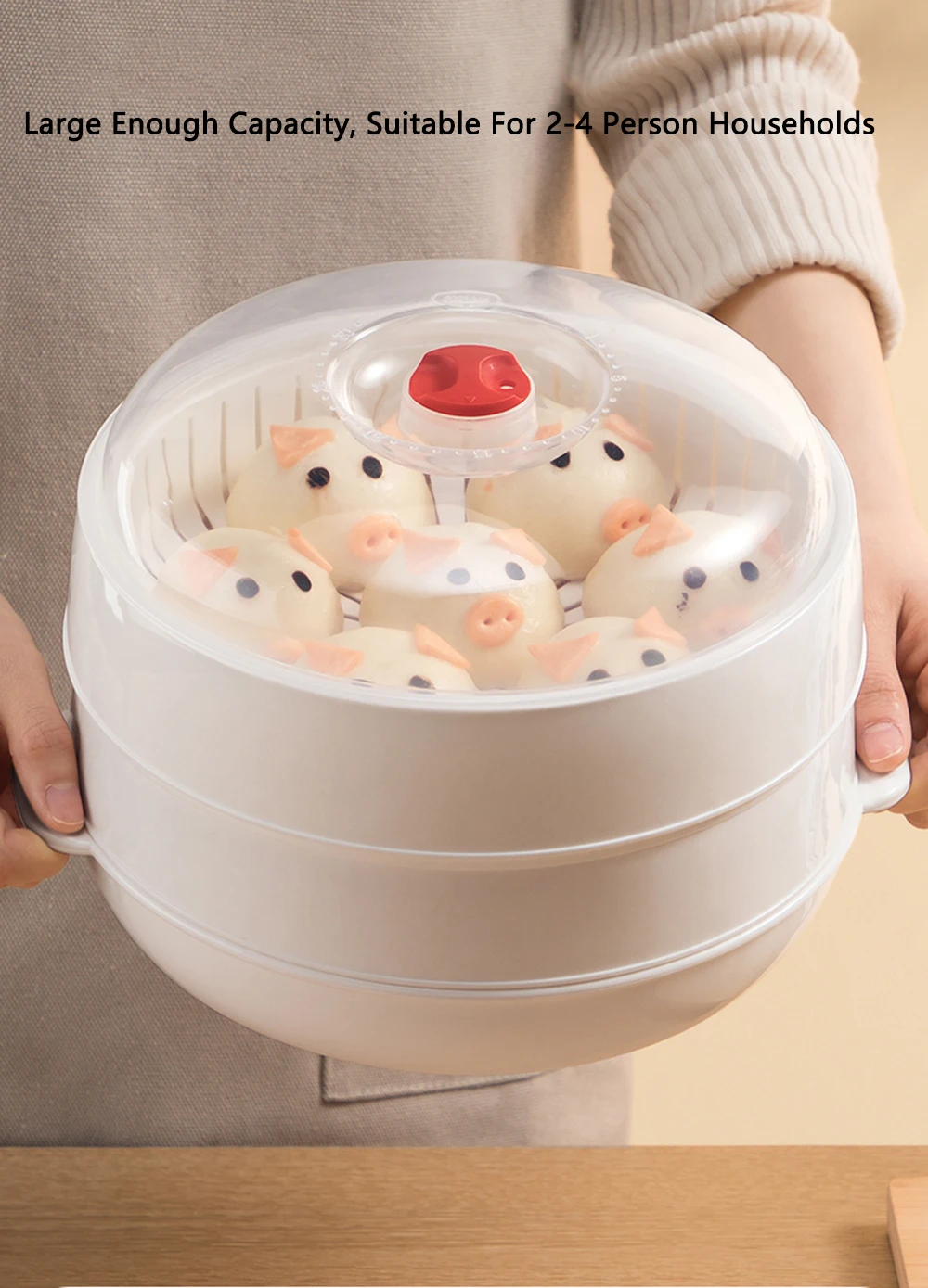 COOKER KING Mikrowelle Heizung Dampfer Haushalt Große – Bild 5