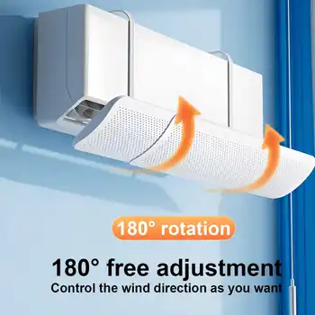 Anti-Direct Blowing Air Conditioning Wind Deflector Wandmontierte Auslassleitblech Hängende Klimaanlage