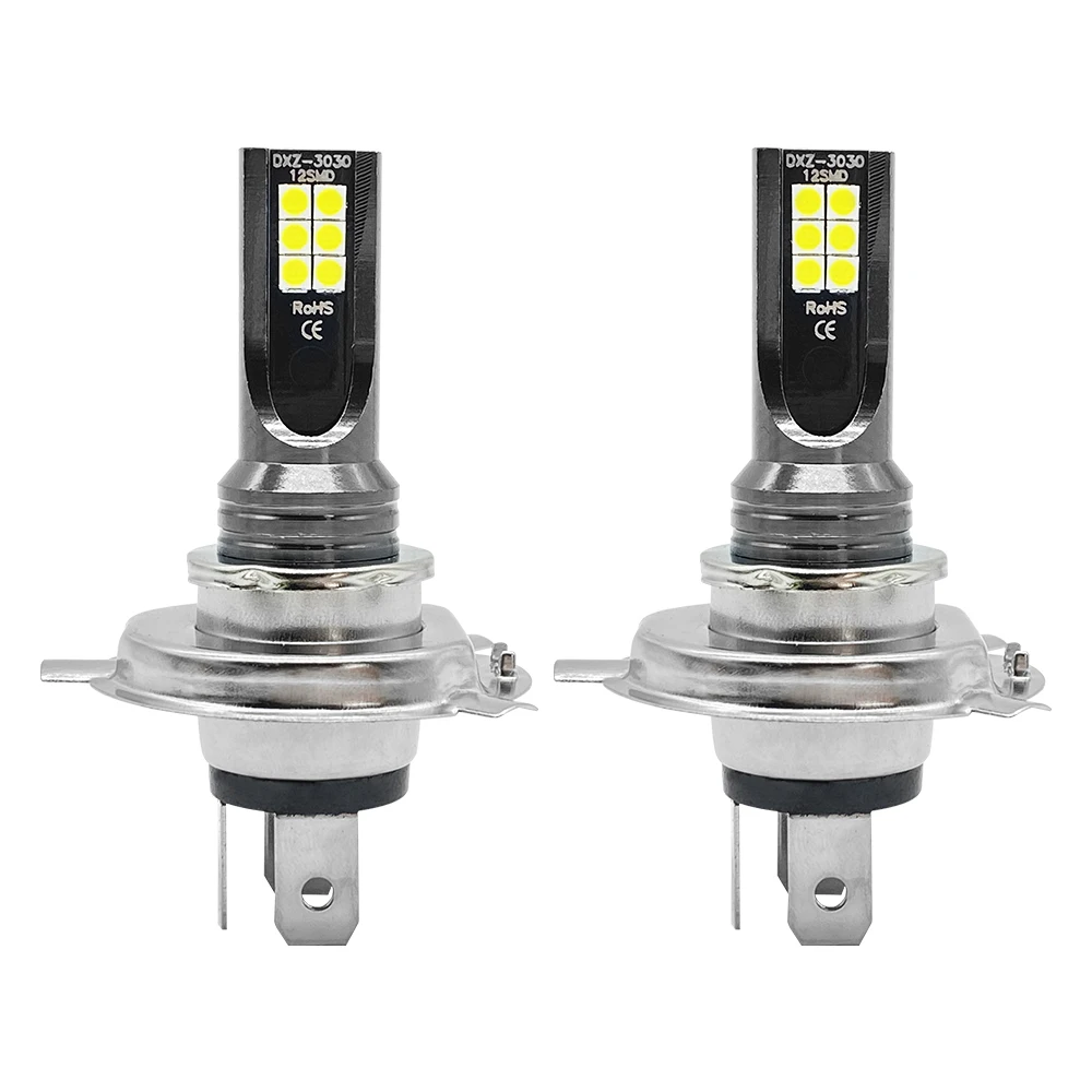 2Pcs Super Helle H4 H7 Led-lampe Auto Scheinwerfer Motorrad – Bild 2