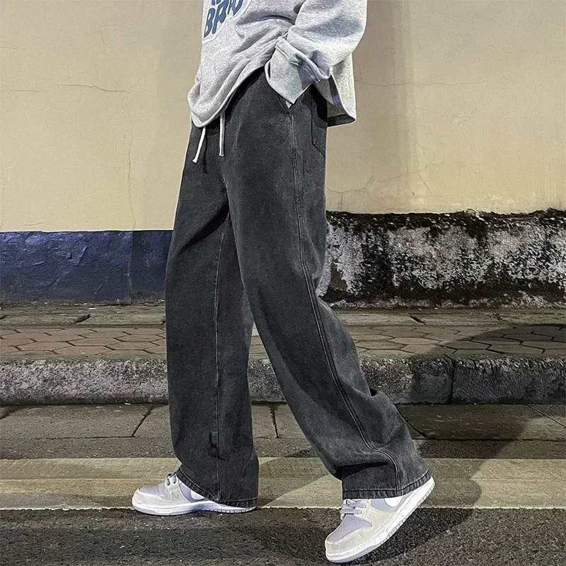Neue Streetwear Lose Jeans Männer Koreanischen Stil, Mode – Bild 2