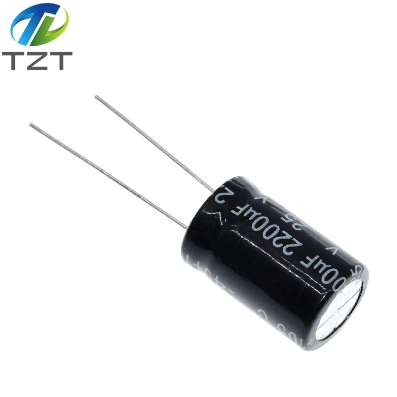 10 Stück Aluminium-Elektrolytkondensator 2200 uF 25 V 10 * 20 – Bild 4
