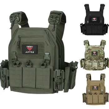 Ranger Green Plate Carrier Tactico Weste mit Schnellverschluss Sicherheit Molle Chaleco Tactico Bandolier
