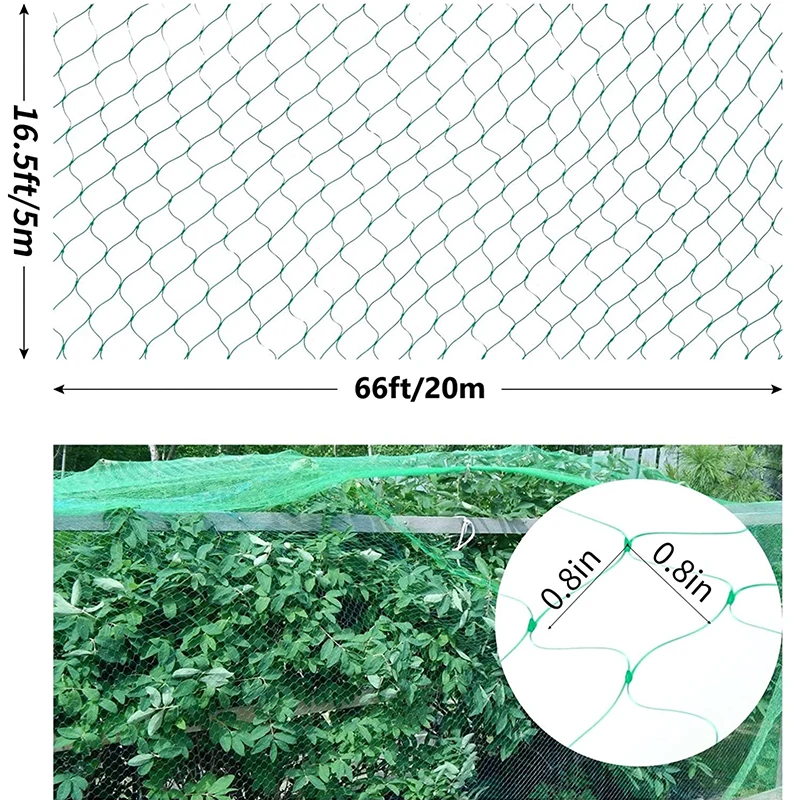 20/10 m Anti-Vogel-Schutznetz, Netz für Gartenpflanzen – Bild 2