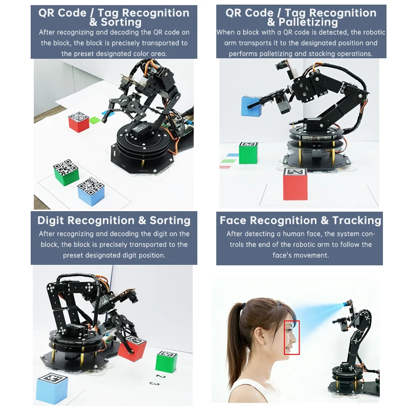 6-DOF Roboterarm mit Greifzange, PS2-Steuerung – Bild 4