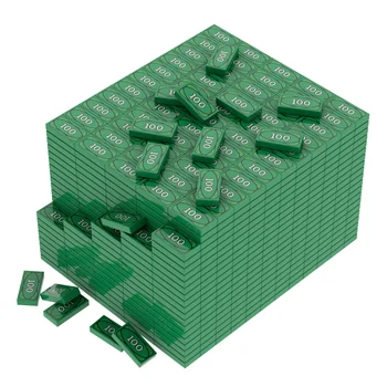 Millionaire Money Dollar USD MOC Bausteine Spielzeug Kinder Sammlung Souvenir Geschenk Rollenspiel Dekoration