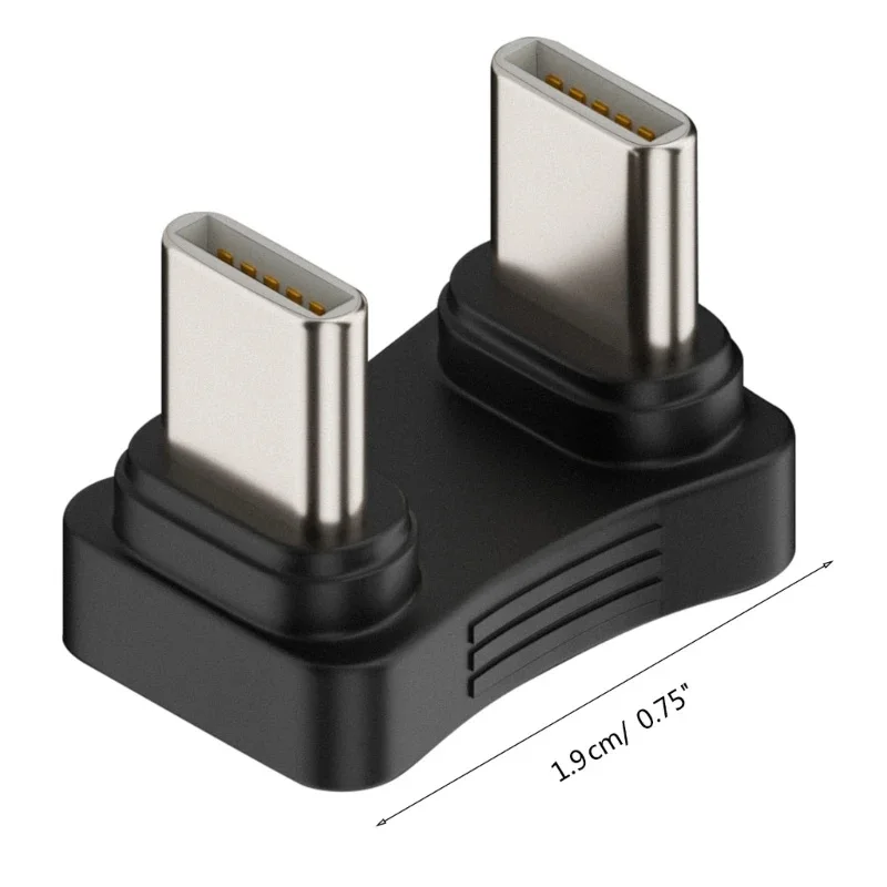 180-Grad-Winkel-USB-C-Adapter Typ C Stecker auf Buchse 20 – Bild 3