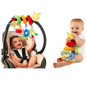 Niedliche Aktivität musikalische Spirale Krippe Kinderwagen Autos itz Reise hängen Spielzeug Baby Jungen