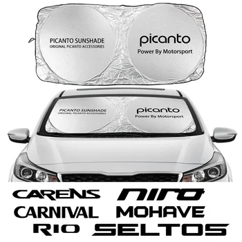 Auto Windschutzscheibe Sonnenschirm Abdeckung Sonnenschirm Auto Zubehör Für Kia PICANTO NIRO RIO MOHAVE