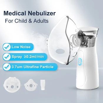 Medizinische Handhe Tragbare Vernebler Inhalator Erwachsene Kinder Mini Stille Dampf Nasenbefeuchter Inhalator