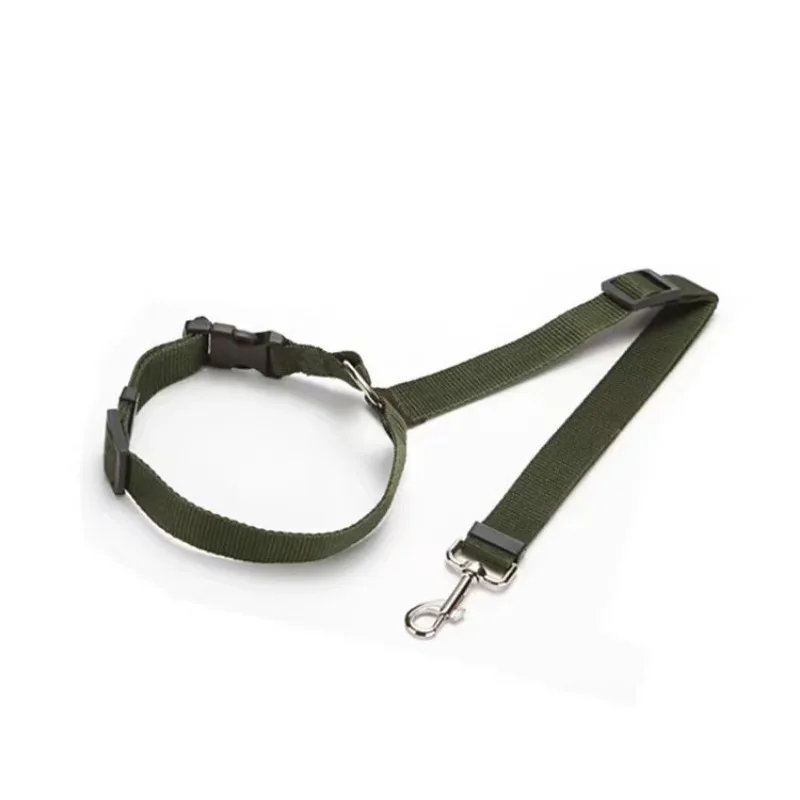 Einfarbig Zwei-in-one Haustier Auto Sitz Gürtel Nylon Blei – Bild 4