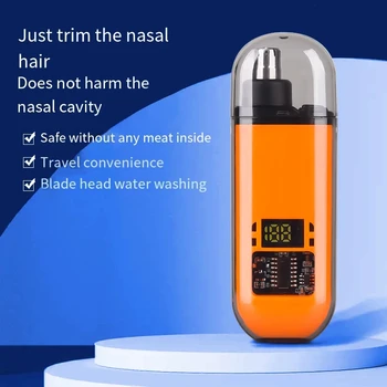 Nasenhaartrimmer, tragbarer Trimmer für die Nase, Mini-Nasen- und Ohrenhaarschneider, tragbarer Nasentrimmer