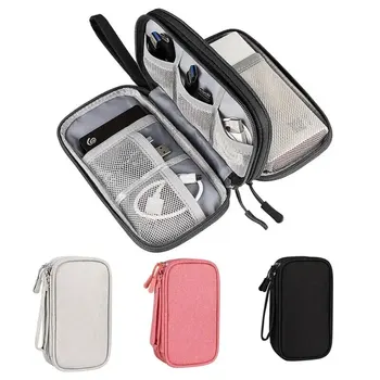 Reise Veranstalter Tasche Kabel Lagerung Organisatoren Beutel Tragen Fall Tragbare Wasserdichte Doppel