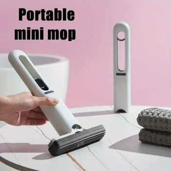 Mini Squeeze Mop Mini Mop Schreibtisch Küche Auto Saubere Werkzeuge Mops mit selbstquetschendem