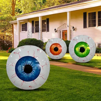 Halloween-Schlauchboote, Augapfel-Dekorationen, blutunterlaufene Augäpfel, für drinnen und draußen