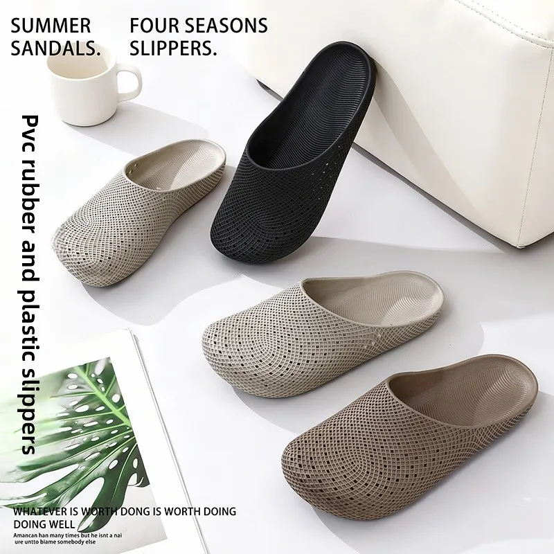 Sommerliche, atmungsaktive, leichte Herren-Clogs mit – Bild 2