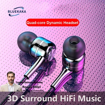 3,5 mm kabelgebundener In-Ear-Kopfhörer HIFI Heavy Bass Earbuds Monitor Sport-Headset