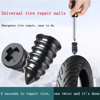 SchraubenVakuum Reifen Reparatur Nagel Reifen Punktion Motorrad Fitting Set Tubeless Rad Reparatur Punkte Kit