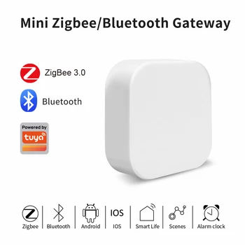 Tuya Zigbee/Bluetooth Gateway Smart Wireless Hub Gateway Verbinden Sie 128 (max) Zigbee-Geräte für Smart Life