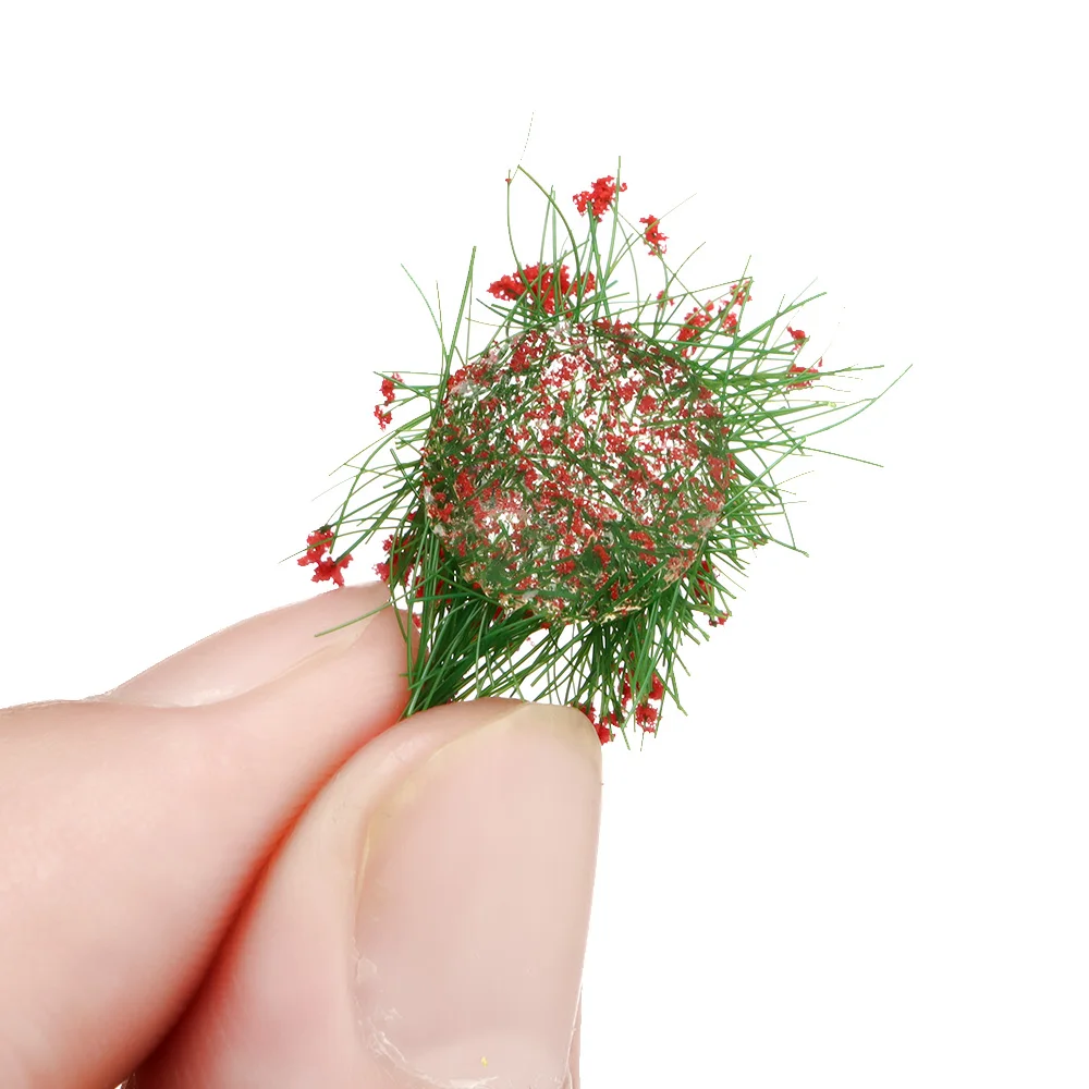 1Set Miniatur Blume Cluster Garten Decor DIY Gras Büschel – Bild 4