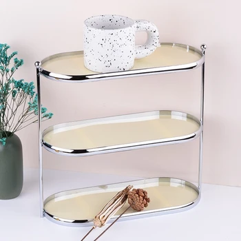 Moderne Lagerung Inhaber Organizer Make-Up Racks Wohnzimmer Dekoration Display Stand Schreibtisch Organisation