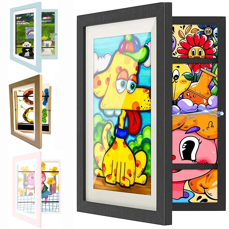 Kinder Zeichen rahmen a4 Holz Poster Rahmen für Wände Kinder