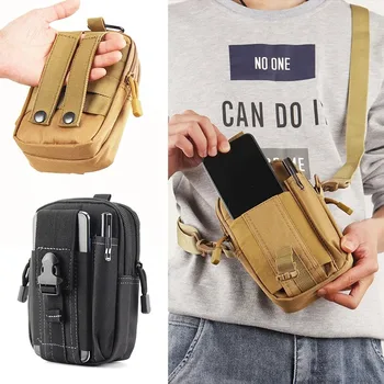 Herren Gürteltasche Outdoor Hüfttasche Tasche Wasserdicht Camo Sport Jagd Zubehör Aufbewahrungstasche Molle