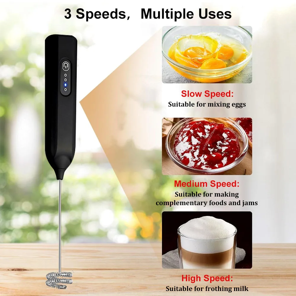 Milchaufschäumer Eierschläger Mini-Kaffee-Mixer – Bild 3