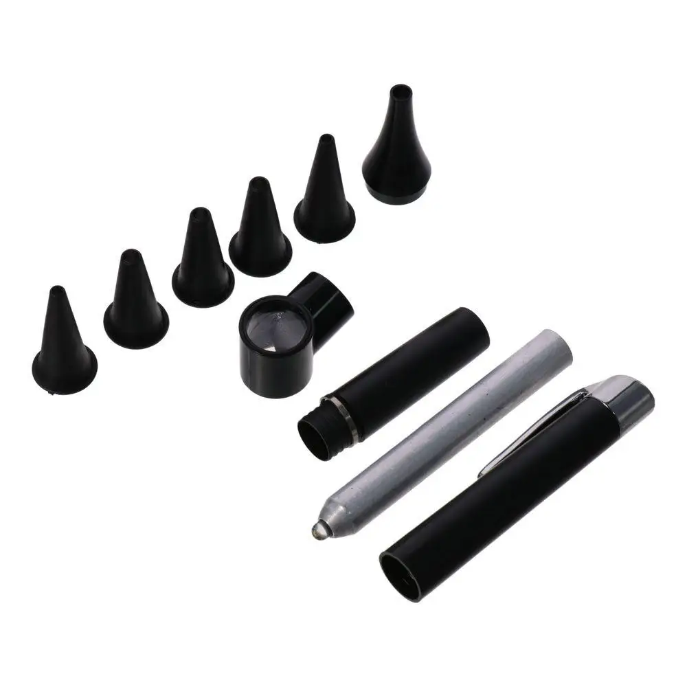 Mini-Diagnose-Otoskop-Set, 5 Spekeln, Vergrößerungslinse – Bild 4