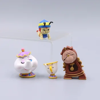 Niedlicher Film „Die Schöne und das Biest“ Cogsworth Mr. Clock Miniatur-Sammlerstück, Flut, Spielen, Mode