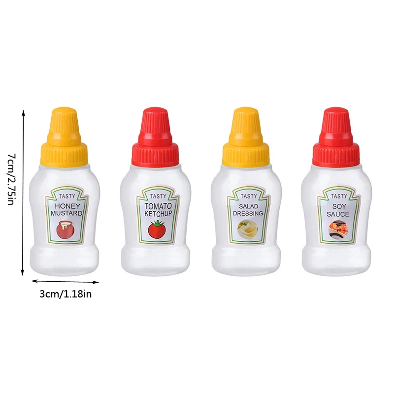 4/8 Stück Mini-Gewürz-Quetschflaschen, 25 ml – Bild 6