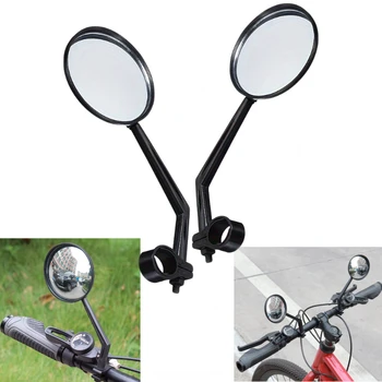 Universal Griff Fahrrad Rückspiegel 360 Grad Rotation Fahrrad Reiten Rückspiegel für Mountainbike (2 Stück)