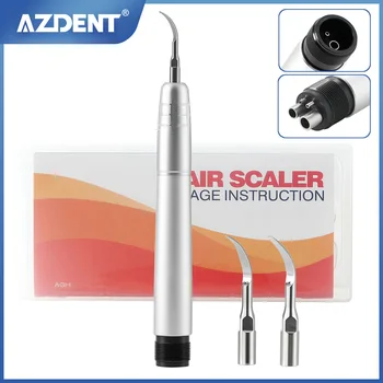 AZDENT Denta Ultraschall-Scaler, Super Sonic Air Scaler, Handstück mit 3 Spitzen, 2/4 Löchern, Zahnskalierung