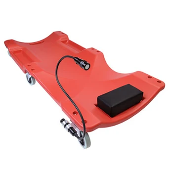 36 Zoll Auto Reparatur Liegebrett mit LED-Licht Skateboard Ersatzteile Reparaturplatine Auto Fahrzeug Service