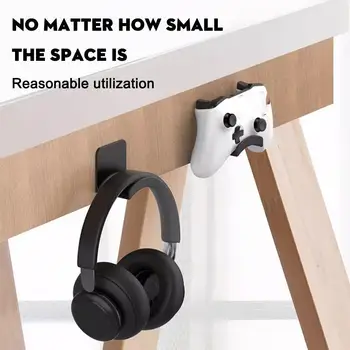 Universeller Wand-Kopfhörer ständer Gaming-Controller-Halter Headset-Display-Rack unter Schreibtisch bügel