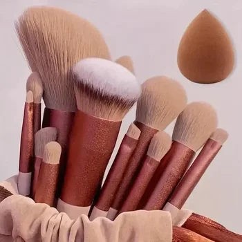 Make-up-Pinsel-Set, weich, flauschig, professionell, für Kosmetik, Foundation, Puder, Lidschatten, Kabuki