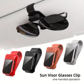 Auto-Sonnenblenden-Brillenclip-Halter, stabiler Brillenhalter, Karten- und Ticket-Organizer