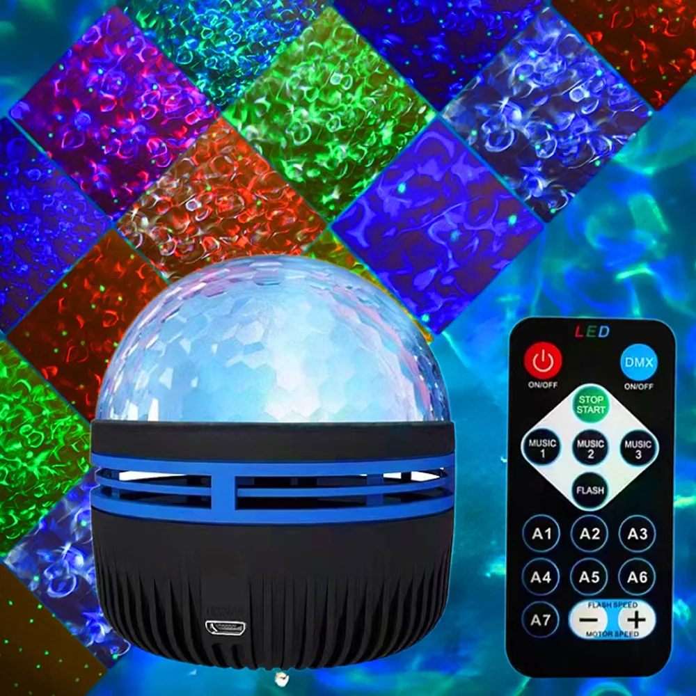 USB-Galaxie-Projektor Aurora 5V Nachtlicht 360 ° rotierende – Bild 2