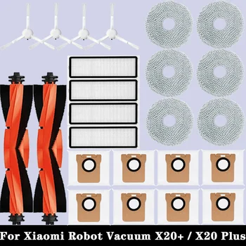Xiaomi Roboter Vakuum X20 + / X20 Plus Teile Zubehör Wichtigsten Seite Pinsel Hepa-Filter Mopp Tuch