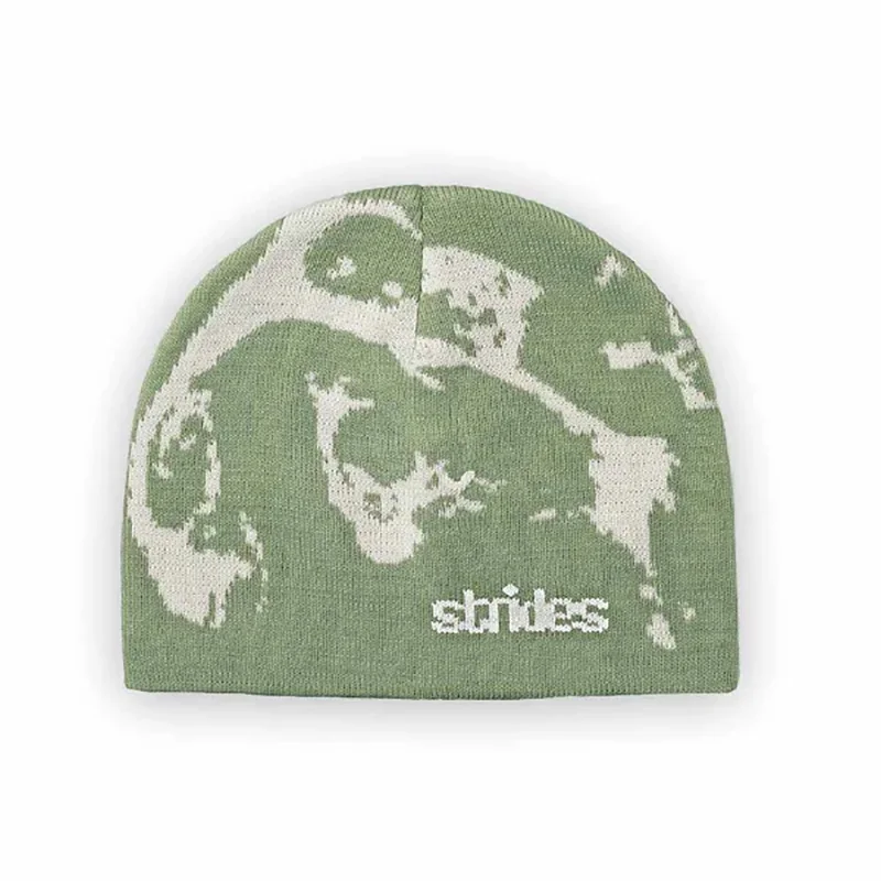 Männer Beanie Strides Splatter Beanie Koreanische Winter – Bild 3