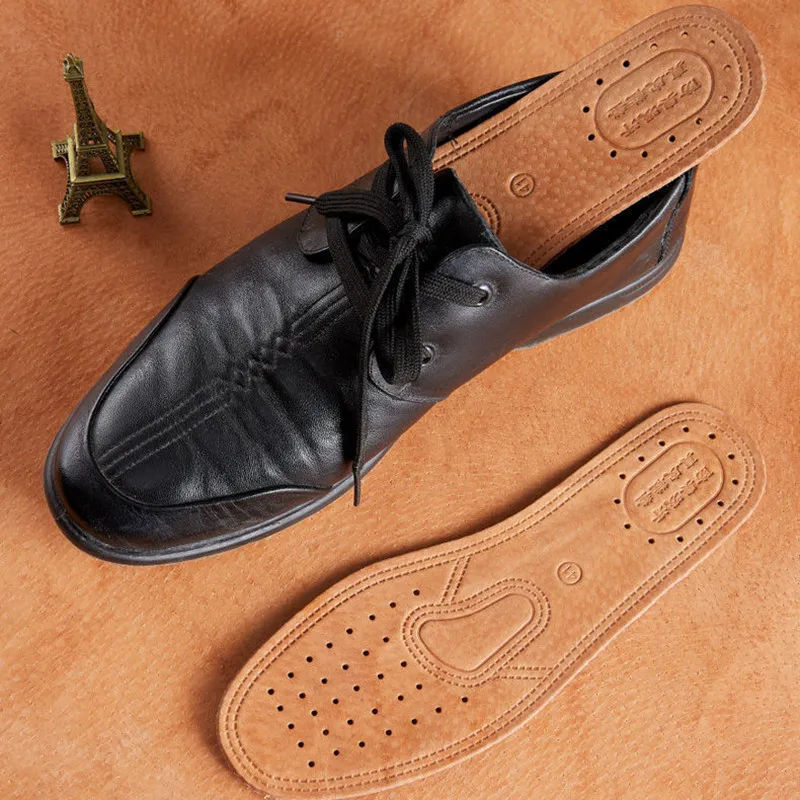 Einlegesohle aus echtem Rindsleder, Lederschuhe, Stiefel – Bild 6