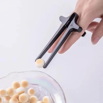 Kreative Finger-Snack-Clips, Tragbare Lebensmittelzangen für Kartoffelchips und Salat, Wiederverwendbare Lazy