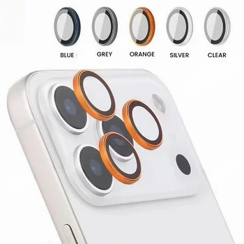 3D Metall-Objektivschutzglas für iPhone 17 Pro 17Pro Max 17 Air, Legierungs-Rückkameraring-Abdeckung
