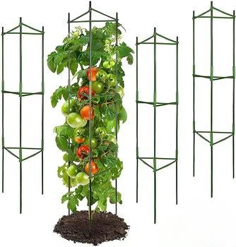 Tomaten käfig, bis zu 51 Zoll Pflanzen pfähle Gemüse gitter für Garten kletter pflanzen Gemüse blumen