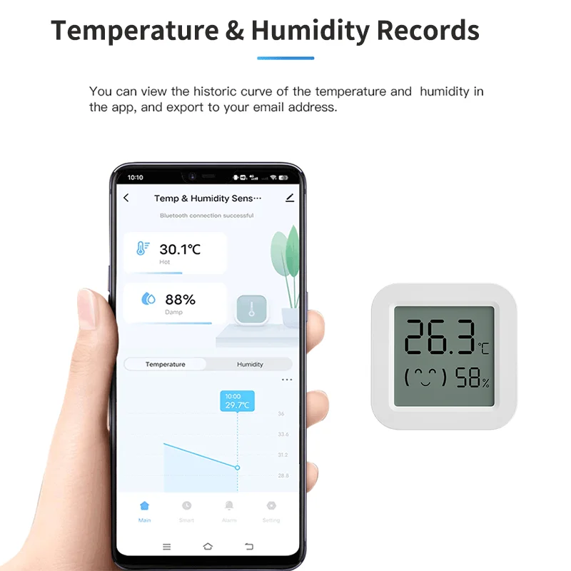 Tuya Temperatur- und Feuchtigkeitssensor – Bild 3