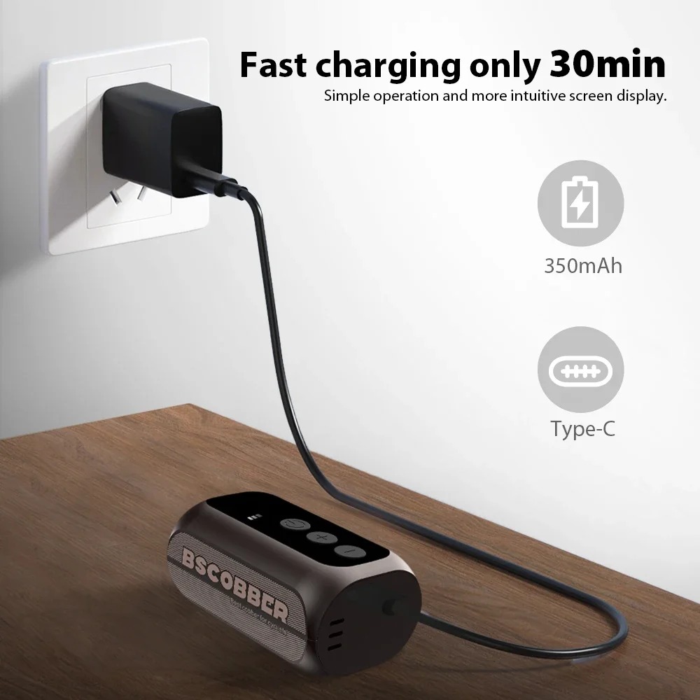 BSCOBBER A5mini Tragbare Luftpumpe Tragbare wiederaufladbare – Bild 4